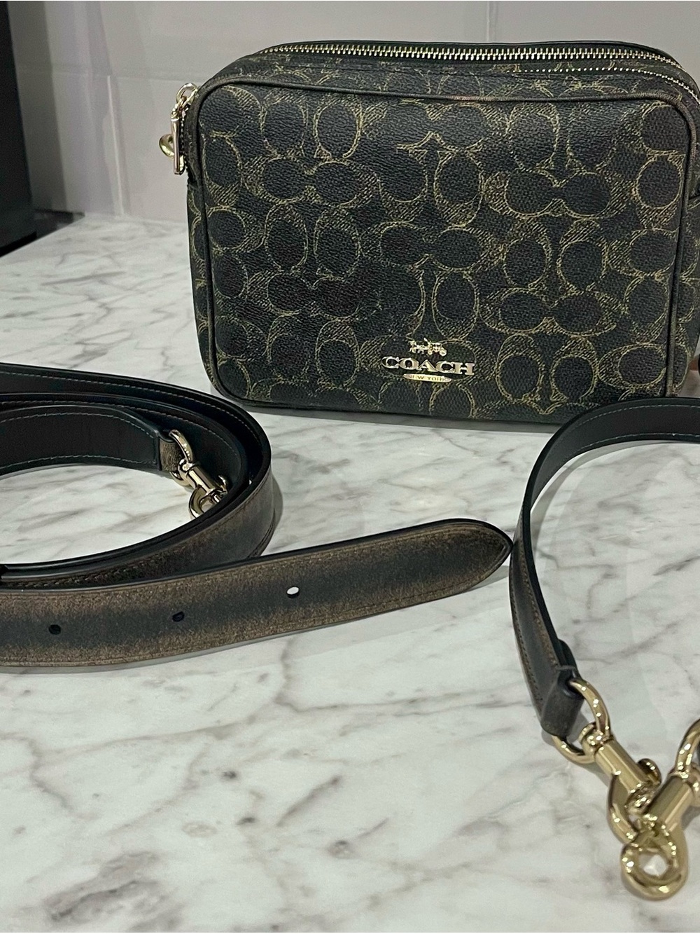 Carey Crossbody Bag
In Loved Signature Canvas With Charms - Picture 2 of 16